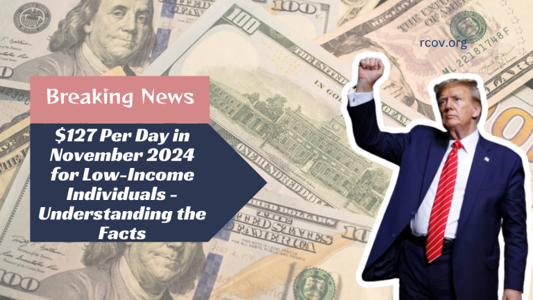 $127 Per Day in November 2024 for Low-Income Individuals - Understanding the Facts