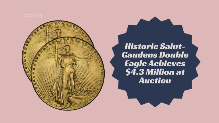 Historic Saint-Gaudens Double Eagle Achieves $4.3 Million at Auction