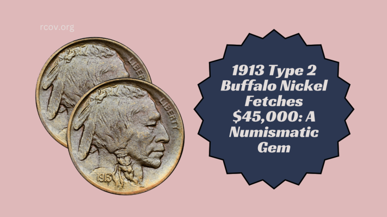1913 Type 2 Buffalo Nickel Fetches $45,000 A Numismatic Gem