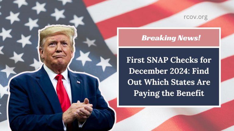 First SNAP Checks for December 2024: Find Out Which States Are Paying the Benefit